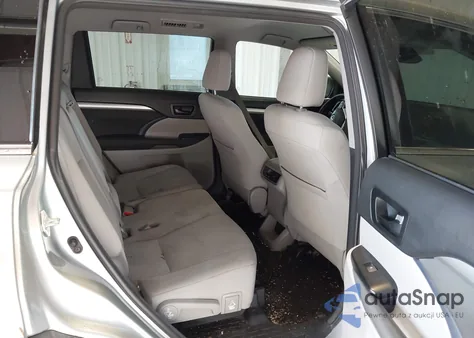 2017 Toyota Highlander Le from USA, damaged, VIN 5TDBZRFH0HS399324